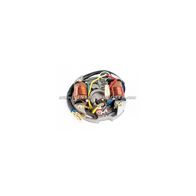 Stator complet Vespa 50 S 5 fils (Allumage bobine externe)
